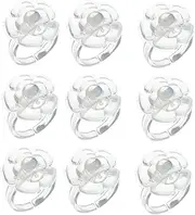 Healvian 2sets Diy Nail Art Tools Set Manicure Ring Nail Polish Holder Flower Design Professional Home Use 100pcs*2