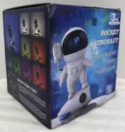 Astronaut Night Light Rocket Third Gen Smart Version, Music Star Projector New