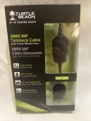 Turtle Beach Xbox 360 Talkback Cable with Foam Windscreen - Xbox 360