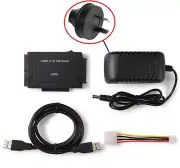 USB 3.0 to IDE SATA Converter External Hard Drive Adapter Kit with Power Adapter