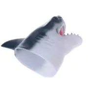 Shark Arm Glove Hand Puppet Toy Soft Rubber Shark Glove Interactive ToD6