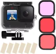 Waterproof Case Accessories Kit for Gopro Hero 11 10 9 Black Underwater Diving C