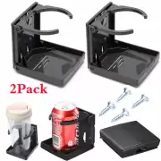 2Pcs Adjustable Universal Car Van Folding Cup Holder Drink Holders Vehicle Boat.