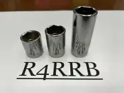 Snap-on Tools USA NEW 1/4 Drive 5/8" Shallow 6PT Semi Deep Lot TM20 TMS20 STM20A