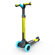 Berg Nexo Foldable Kids Scooter with Lights - Lime Age 2+