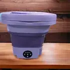 Mini Portable Washing Machine For Small Items To Wash Color Purple