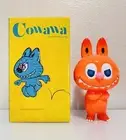 How2work Kasing Lung COWAWA ORANGE Vinyl Figure Sofubi Labubu Pop Mart DCON RARE