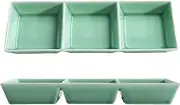 Cuencos Salsa SOJA 1Piece Celadon Mixing DishHome Commercial Barbecue Sauce Bowl Distributed Dipping Bowl Snack Dish(Green)