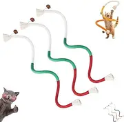 Celery Pets Cat Chew Rope, Cotton Chew Rope Toys for Cats, Catnip-Infused Organic Cotton Toys for Cats Hunting (Green*3)