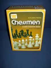 Vintage Whitman Chessmen #4690 New 1974 32 Pieces