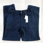 NWT Vince Rinse Wash Patch Front Pockets Denim Utility Pants Size 28 $245