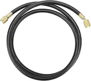 R410 800 4000psi Pressure Air Conditioning Fluoride Tube Air Conditioner Coolant Refrigerant Adding Tool Black Refrigerant Hose 1/4SAE