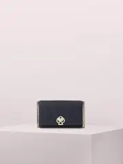 nicola shimmer twistlock chain wallet