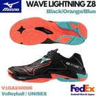 MIZUNO Volleyball Shoes WAVE LIGHTNING Z8 V1GA2400 06 Black/Orange/Blue 2025 NEW