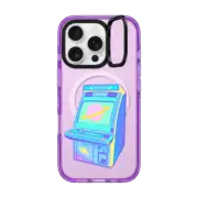 iPhone 16 Pro Impact Ring Stand Case MagSafe Compatible Space Arcade