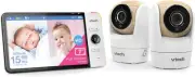 Vtech BM7750HD 7" Video Baby Monitor with 2 Cameras & 15-Hour Battery Life