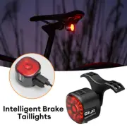 Bike Rear Saddle Light Smart Auto Brake Sensing Light Waterproof USB Taillight