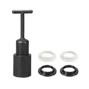 1set E14 Socket Ring Removal Tool T Type with Lamp Shade Socket Rings Black