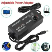 Volt AC/DC Power Supply Adapter Charger Variable Adjustable Voltage 3V-12V