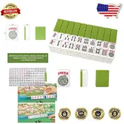 Lightweight 166-Tile American Mahjong Set - Scratch-Resistant for Lasting Fun