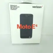Motorola Moto E4 Go - 16GB - Black Verizon Single Sim 4G LTE No Contract NEW
