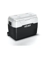 [Kolner] Portable 2in1 Fridge and Freezer & Trolley 40L Black