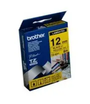 Brother TZe-631 / 12mm Black Text On Yellow Laminated Labelling Tape - 8 Metres