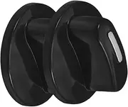 Kisangel 2pcs Replacement Timer Knobs Durable Plastic D Shaped Control Knobs for Electric Pressure Cookers Ovens Shaft Fits Various Appliances