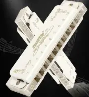 EASTTOP Professional Harmonicas Blues Harp Diatonic 10 Holes Key of C G T008L