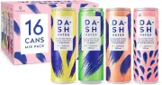 Dash Water Variety Pack - 16 X Flavoured Sparkling Spring Water - Peach, Lime...