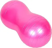 Parliky Peanut Shape Yoga Ball for Enhanced Stability Antiburst Fitness Ball for Pregnancy Versatile Home Gym Exercise with Pump Safe Portable Design