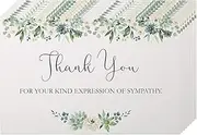 Funeral Thank You Cards with Envelopes. 50 Pack Sympathy Thank You Cards Blank on The Inside. Acknowledgement Cards for Family, Friends & Loved Ones.