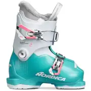 Nordica Speedmachine J 2 Kid's Ski Boots, Lightblue/White/Pink, K17.5