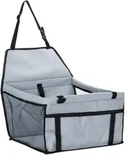 Dog Car Seat Cover Dog Hammock Pet Dog Back Bag Folding Dog Car Seat Cover Cushion Portable Car Travel Accessories(Gray)