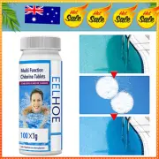 100g Multifunctional White Chlorine Tablets For Tub Swimming Pool Spa Clean BP