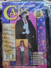 Adult Vampire Halloween Costume Horror Black Cape