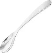 SOESFOUFU Training Spoon Angled Head Boys and Girls Feeding Spoon for Toddlers Stainless Steel Baby Food Spoon for Easy Eating