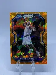 2020-21 Panini Prizm Orange Cracked Ice Kevin Garnett