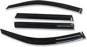 FUWKAIZS Side Window Deflector Compatible for Mitsubishi Outlander 2002 2003 2004 2005 2006 Car Rain Snow Protector Guard Door Visor Weathetshield