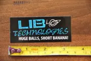 LIB TECH Snowboard STICKER Decal NEW HUGE BALLS Banana