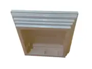 20 Pack PVC Post Caps Fencing Cap New England Cover for 100x100 Posts white
