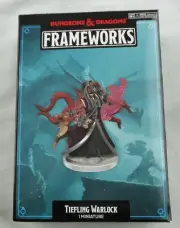 Dungeons & Dragons Frameworks Male Tiefling Warlock Miniature Wizkids 75034