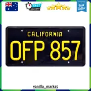 Herbie the Love Bug | OFP 857 | Metal Stamped License Plate, Fast Shipping Au
