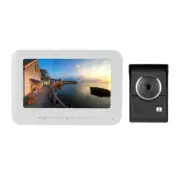 7 Inch IR TFT LCD Color HD Video Intercom Monitor Surveillance Doorbell 100- LJ