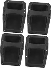 Kisangel 4pcs Speaker Handle Sound Boxes Handles Durable Handle Strap Cabinet Handle Replacement Speaker Replacement Handle Loudspeaker Side for Cabinet Speaker Barrier Handle Plastic Black