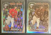 2024 Topps Chrome Baseball CEDDANNE RAFAELA Raywae/Sepia Refractor #118 RC