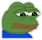 Sad Pepe Frog Meme Vinyl Sticker Decal Car Truck Laptop Window Sizes