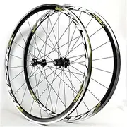 700C Light Weight Road Bike Wheelset Clincher 30mm Rim Brake Only 1650g (Color : Yellow)