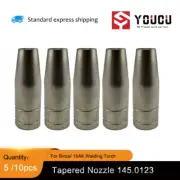 5 /10pcs For Binzel 15AK Tapered Nozzle 145.0123 Euro Mig Gun MB15 MIG/MAG