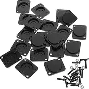 FUNNETOYU 20pcs Versatile Blank Plate Chassis Insert Easy-Access Panel Mount Cover for Home Office Industrial Use Metal Faceplate for Connectors Simple Installation Process